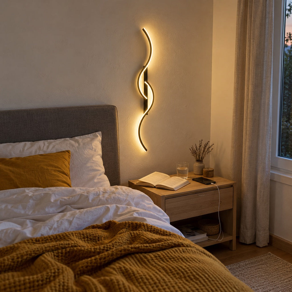 Long LED Wall Light with Remote Control, Modern Design – view 8 | BROKLEN