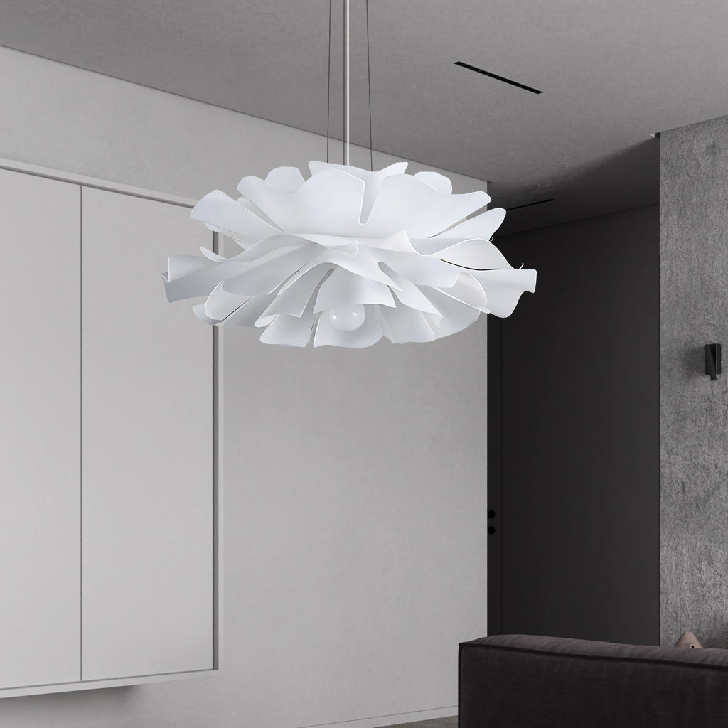 White Lotus Flower Pendant Light – view 14 | BROKLEN