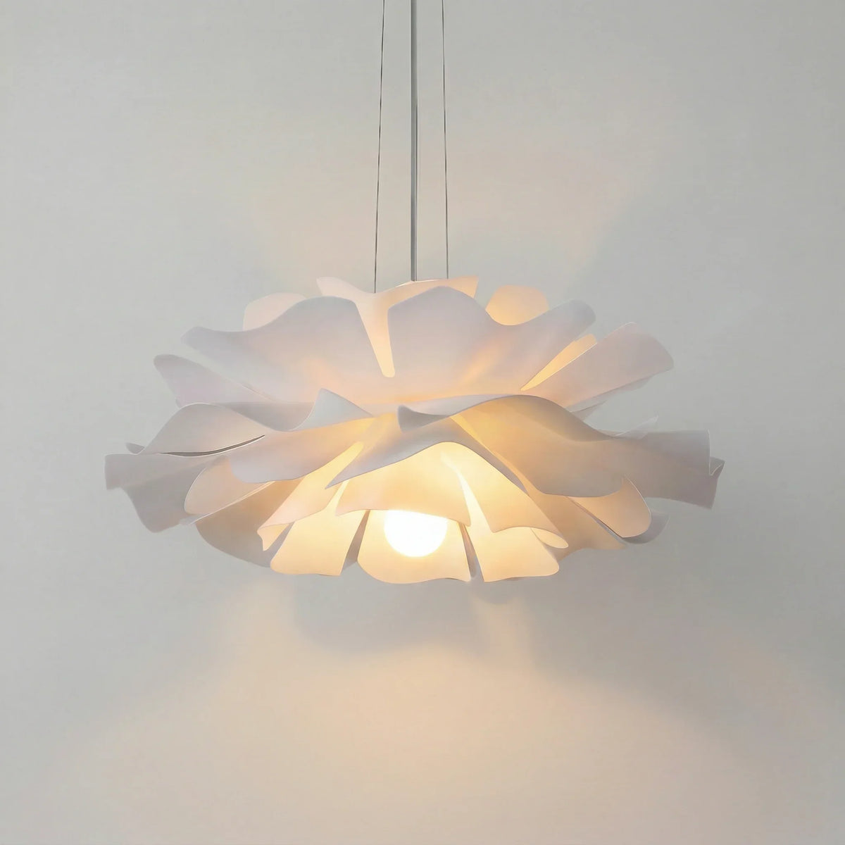 White Lotus Flower Pendant Light – view 19 | BROKLEN
