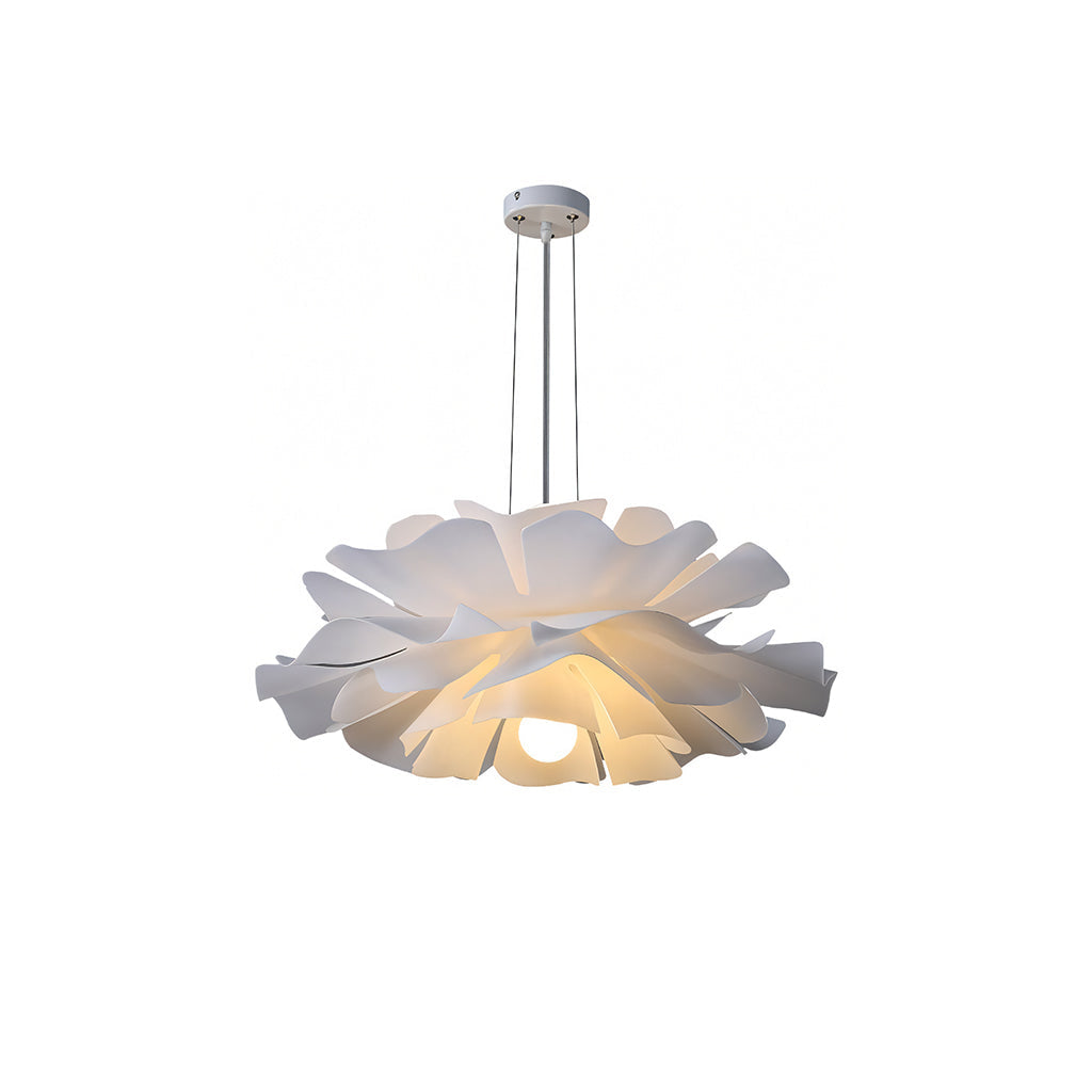 White Lotus Flower Pendant Light – view 20 | BROKLEN
