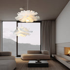 White Lotus Flower Pendant Light – view 5 | BROKLEN