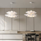White Lotus Flower Pendant Light – view 15 | BROKLEN