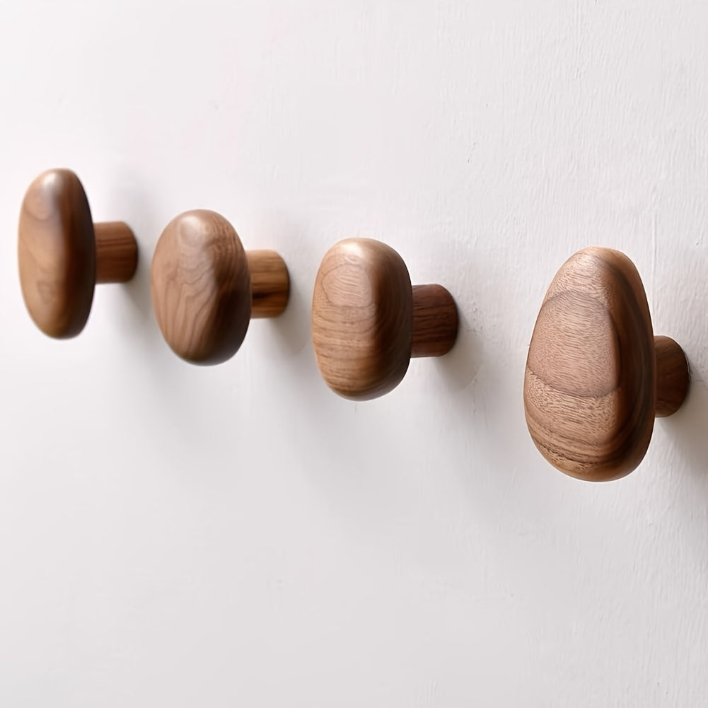 Round Wooden Wall Hooks Set – view 6 | BROKLEN