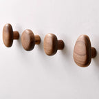 Round Wooden Wall Hooks Set – view 6 | BROKLEN