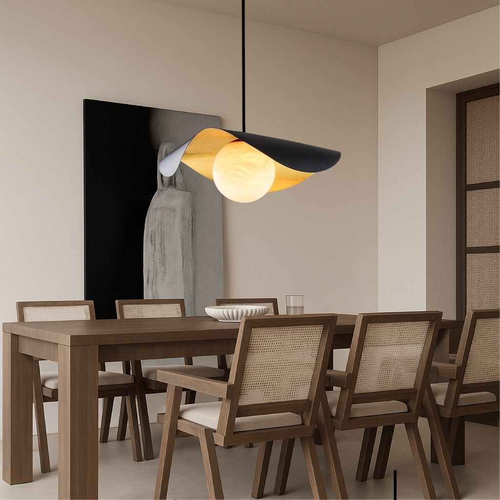 Marble Ball Pendant Light for Kitchen Island