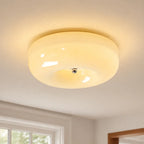 Bauhaus Glass Ceiling Light Milk White Shade