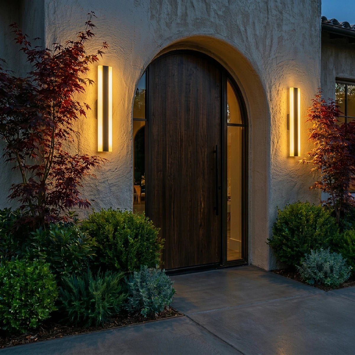 Linear LED Outdoor Wall Light with Remote – view 6 | BROKLEN