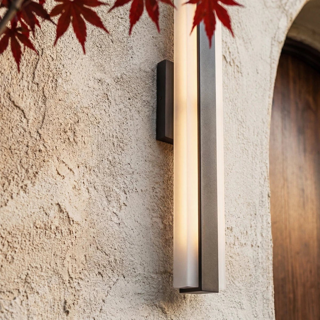 Linear LED Outdoor Wall Light with Remote – view 8 | BROKLEN