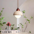 Mushroom Stone Pendant Light for Kitchen Island