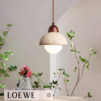 Mushroom Stone Pendant Light for Kitchen Island