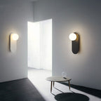 Minimalist Nordic Wall Sconce with Globe Shade