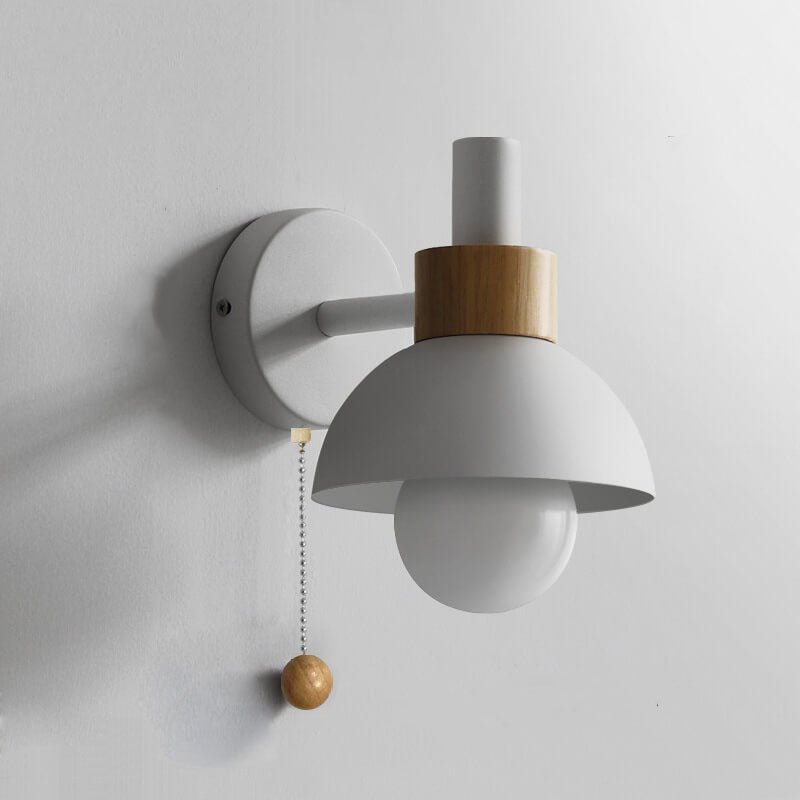 Nordic Color-Block Wall Lamp with Pull-Cord Switch – view 14 | BROKLEN