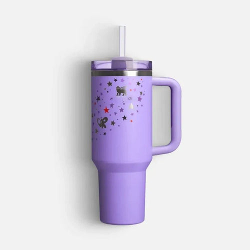 40oz Insulated Tumbler With Tri-Position Lid in Purple - Broklen