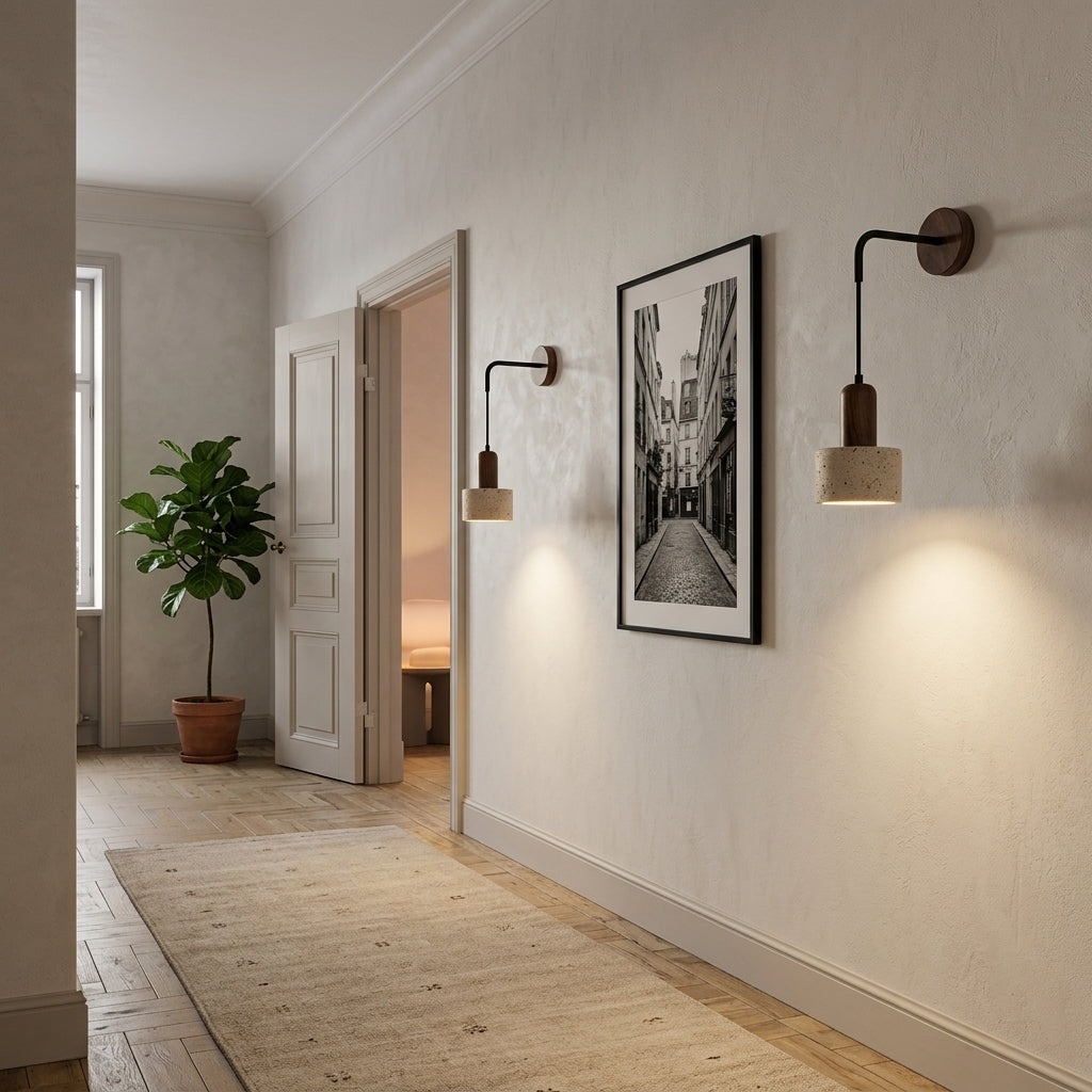 Retro Travertine Wall Light, E27 – view 18 | BROKLEN