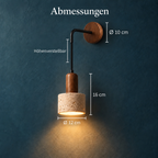 Retro Travertine Wall Light, E27 – view 14 | BROKLEN