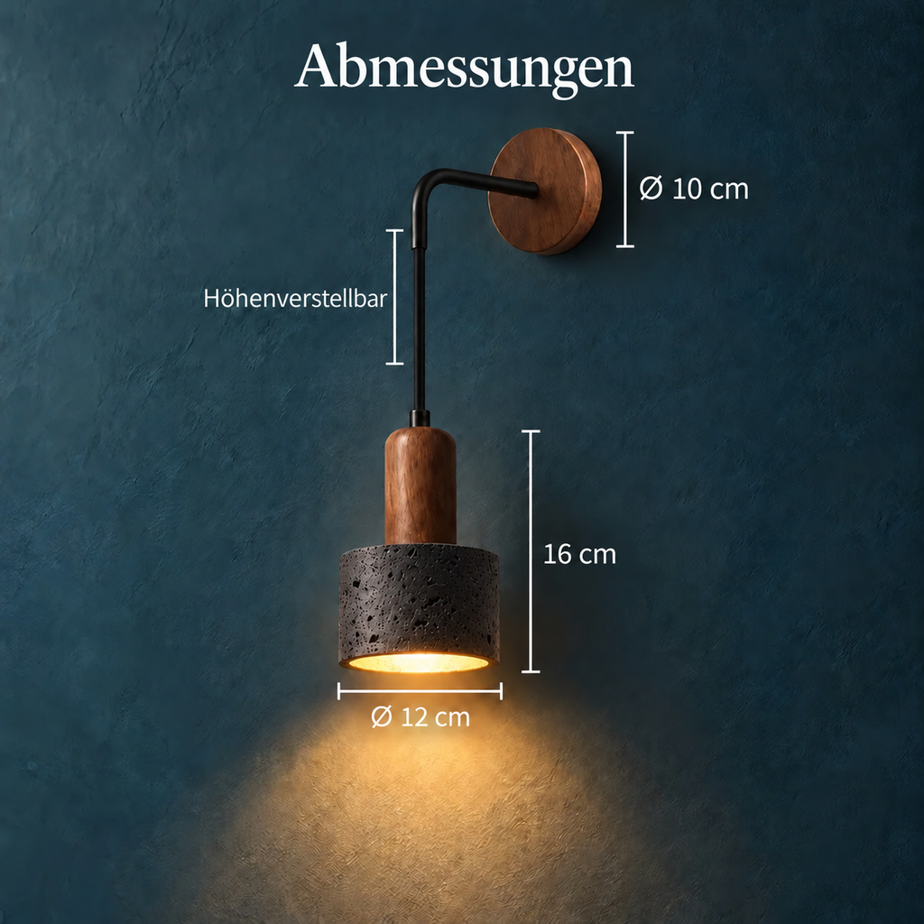 Retro Travertine Wall Light, E27 – view 34 | BROKLEN