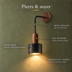 Retro Travertine Wall Light, E27 – view 24 | BROKLEN
