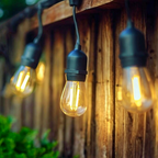 Outdoor LED String Lights with Weather Resistant Bulbs