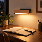 Solid Wood LED Reading Wall Light, Pivoting Head – view 23 | BROKLEN