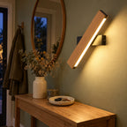 Solid Wood LED Reading Wall Light, Pivoting Head – view 76 | BROKLEN