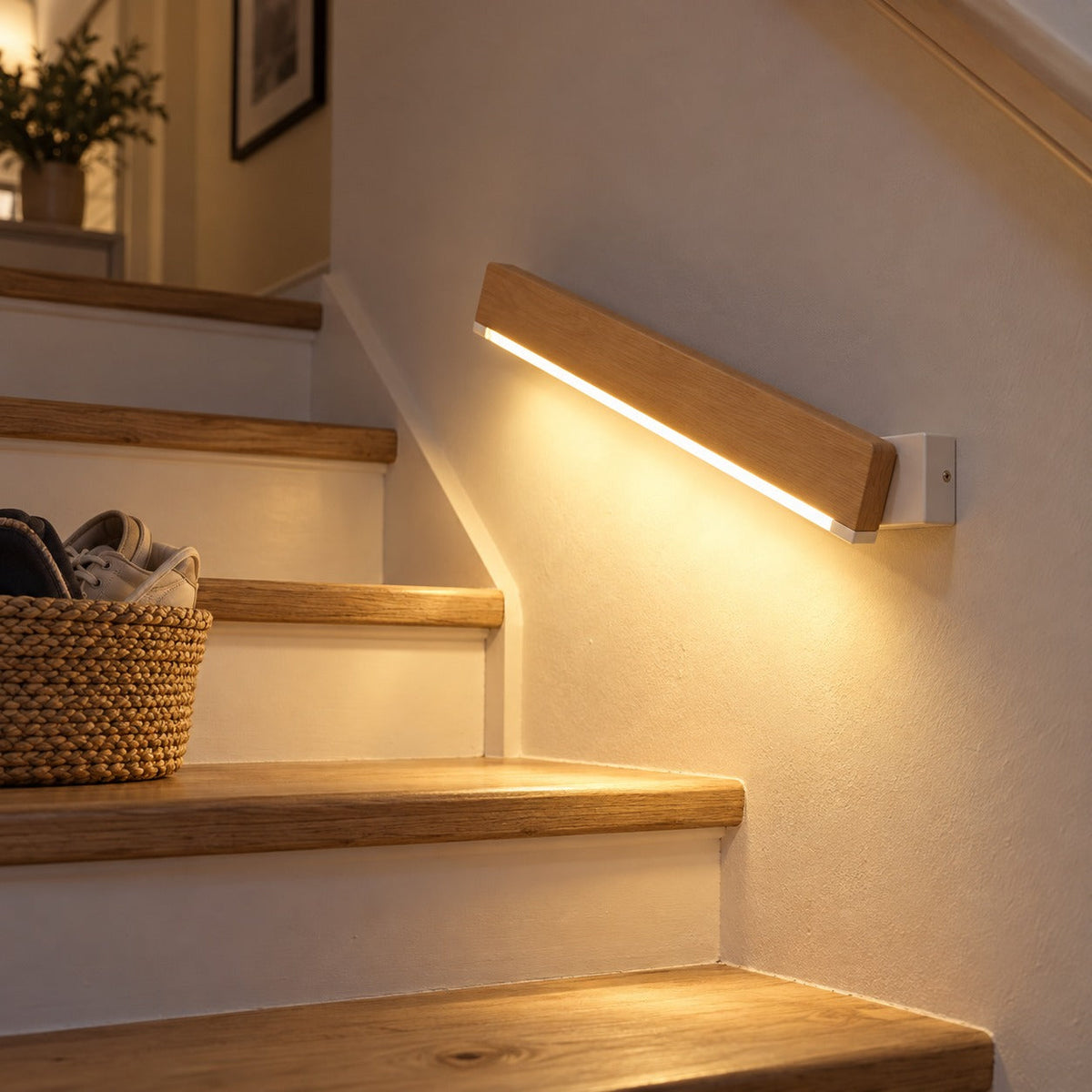 Solid Wood LED Reading Wall Light, Pivoting Head – view 100 | BROKLEN