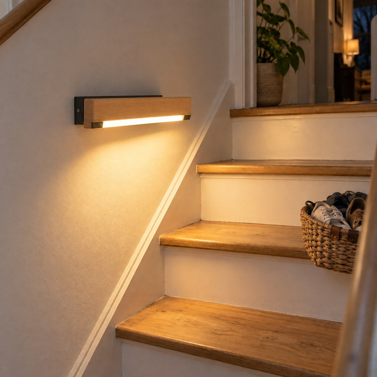 Solid Wood LED Reading Wall Light, Pivoting Head – view 75 | BROKLEN
