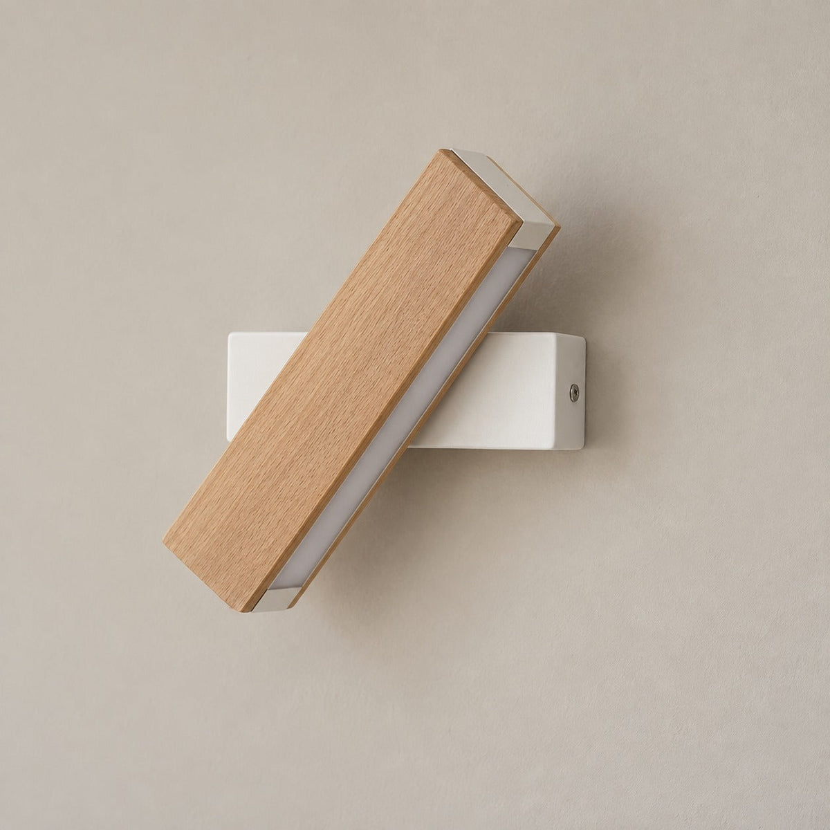 Solid Wood LED Reading Wall Light, Pivoting Head – view 28 | BROKLEN