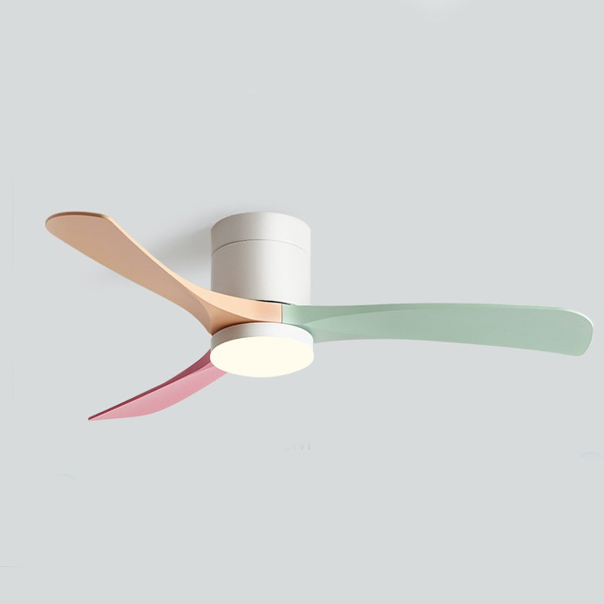 Minimalist Ceiling Fan with LED Light – view 10 | BROKLEN
