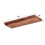 Live-Edge Acacia Wood Wall Shelf – view 12 | BROKLEN