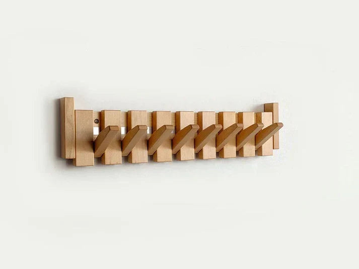 Piano Key Wooden Wall Coat Rack – view 4 | BROKLEN