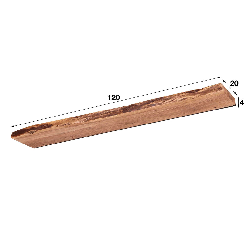 Live-Edge Acacia Wood Wall Shelf – view 6 | BROKLEN