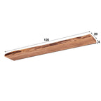 Live-Edge Acacia Wood Wall Shelf – view 6 | BROKLEN
