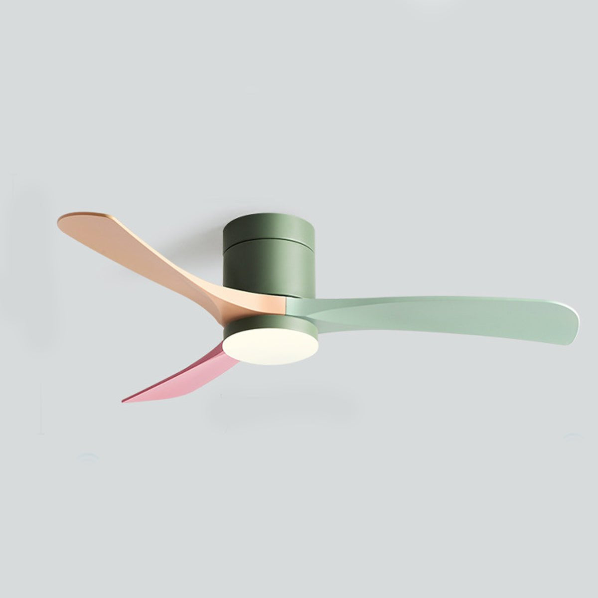 Minimalist Ceiling Fan with LED Light – view 6 | BROKLEN