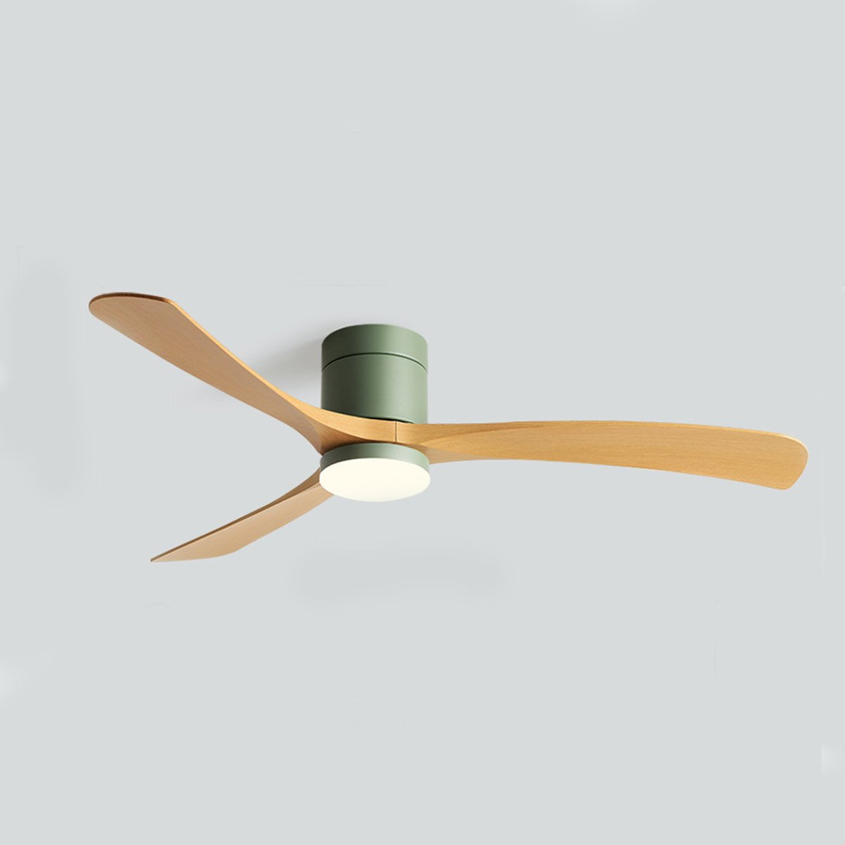 Minimalist Ceiling Fan with LED Light – view 7 | BROKLEN
