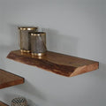 Live-Edge Acacia Wood Wall Shelf – view 7 | BROKLEN