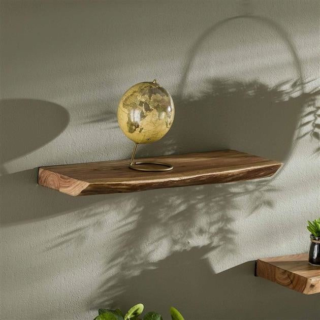 Live-Edge Acacia Wood Wall Shelf – view 8 | BROKLEN