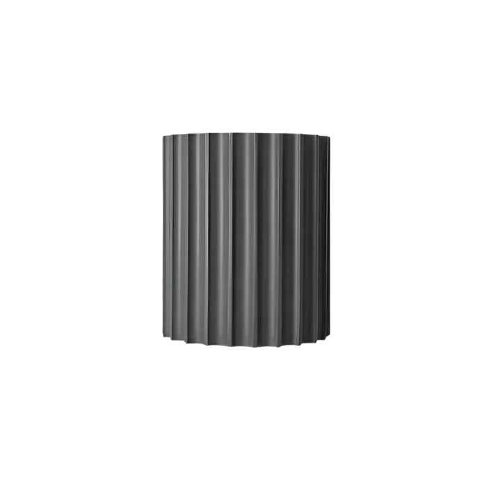 Ribbed Resin Cylinder Up & Down Wall Light