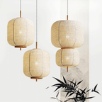 Japanese Rice Paper Pendant Light Lantern Shade
