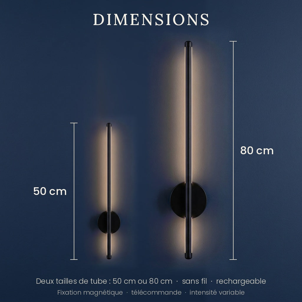 Cordless Rechargeable LED Wall Light, Magnetic Mount – view 8 | BROKLEN