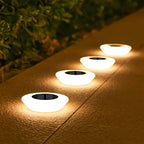 Solar Ground Light with Warm White Glow