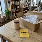 Travertine and Wood Ceiling Spotlight, Ø 12 cm – view 7 | BROKLEN