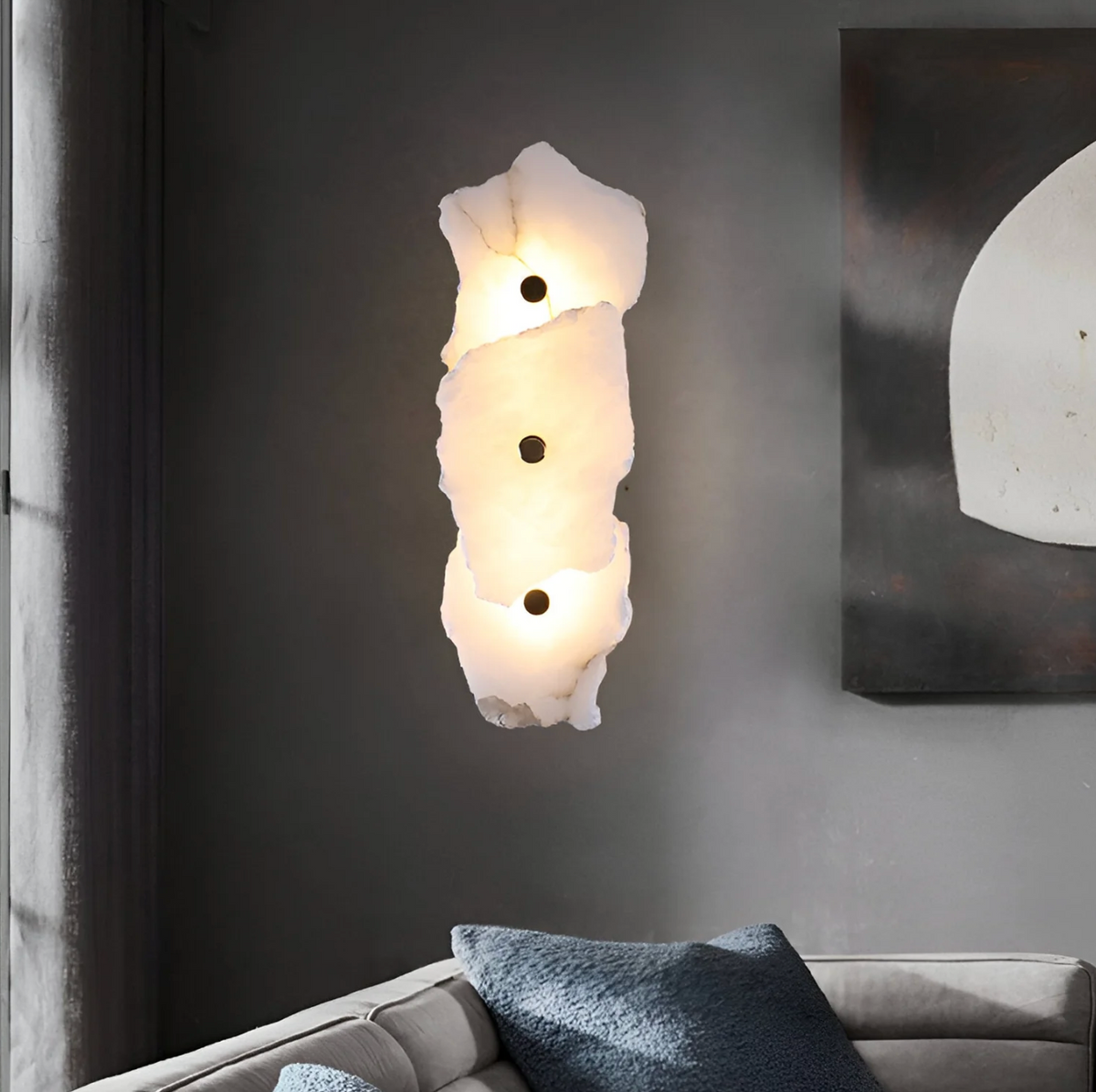Organic Stone Effect LED Wall Sconce