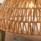 Japanese Woven Rattan Dome Pendant Light, Ø 30 cm – view 11 | BROKLEN