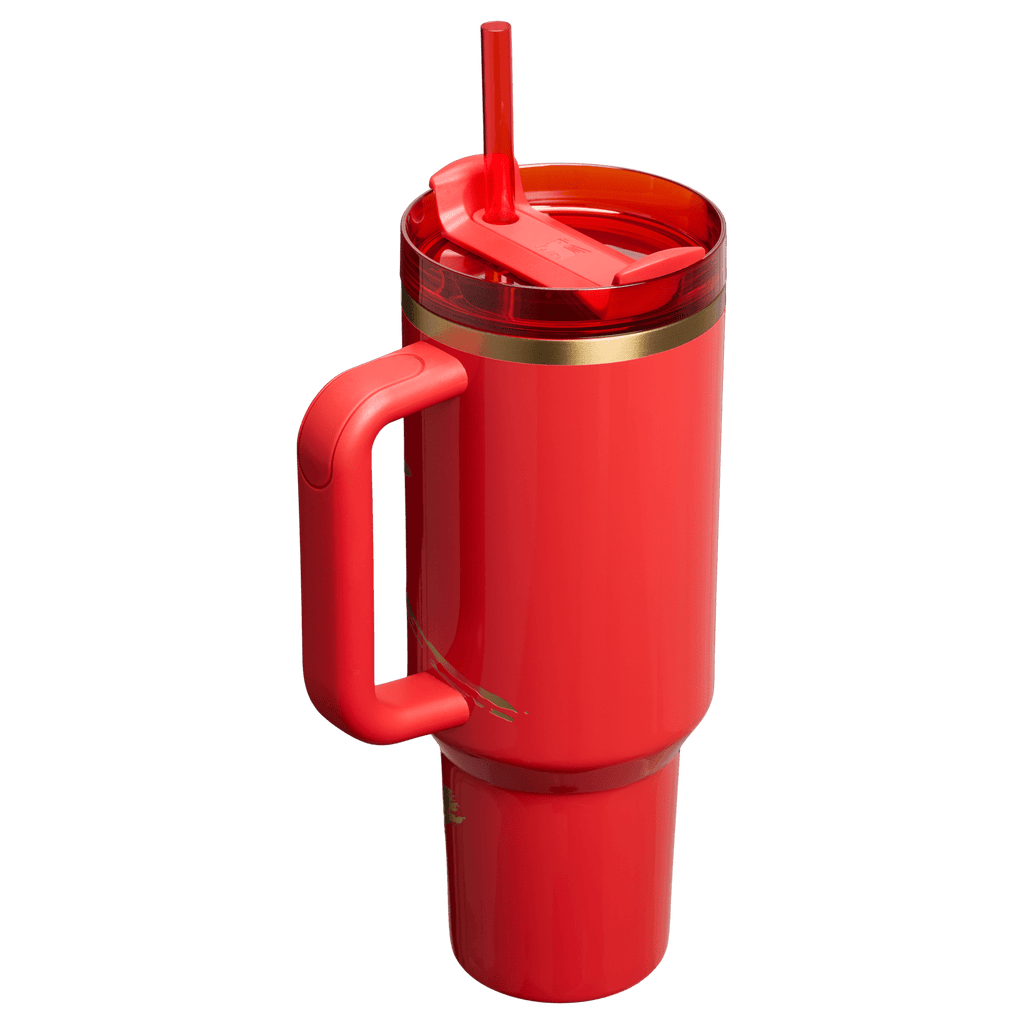 Lunar New Year 40oz Insulated Tumbler Side View - Broklen