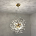 8-Light Crystal Sputnik Chandelier – view 3 | BROKLEN