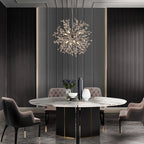 8-Light Crystal Sputnik Chandelier – view 7 | BROKLEN