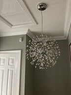 8-Light Crystal Sputnik Chandelier – view 4 | BROKLEN