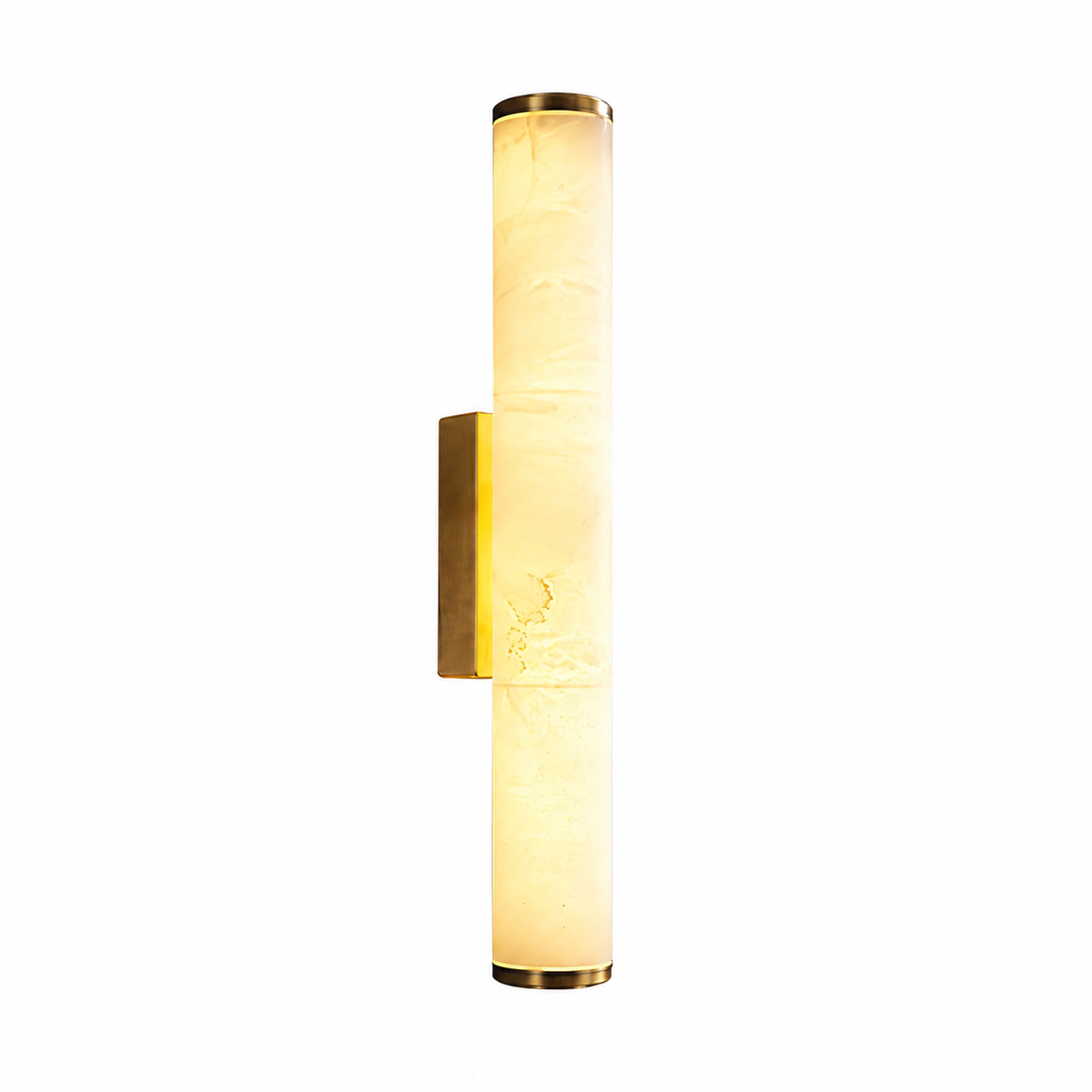 Vertical Alabaster Wall Light