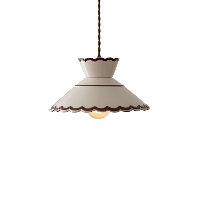 Vintage Ceramic Pendant Light