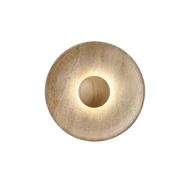 Japandi Wabi-Sabi Travertine Wall Light